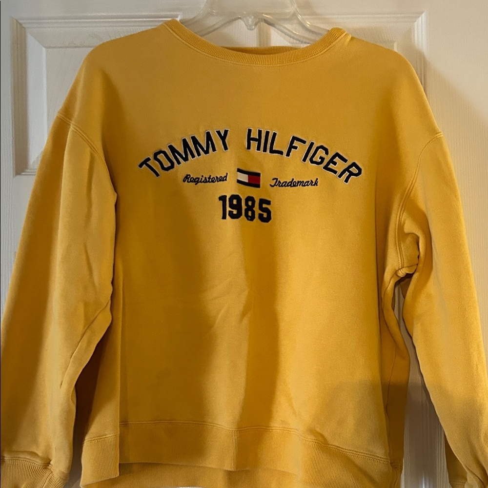 Tommy Hilfiger Mustard Crewneck Sweatshirt